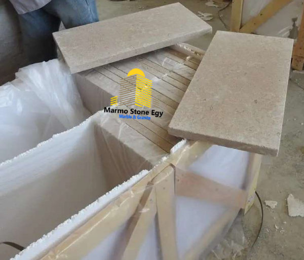 Sinai Pearl - Marmo Stone Egypt Egyptian Limestone Egyptian stone beige marble Egyptian marble floor tile beige marble flooring wall tiles