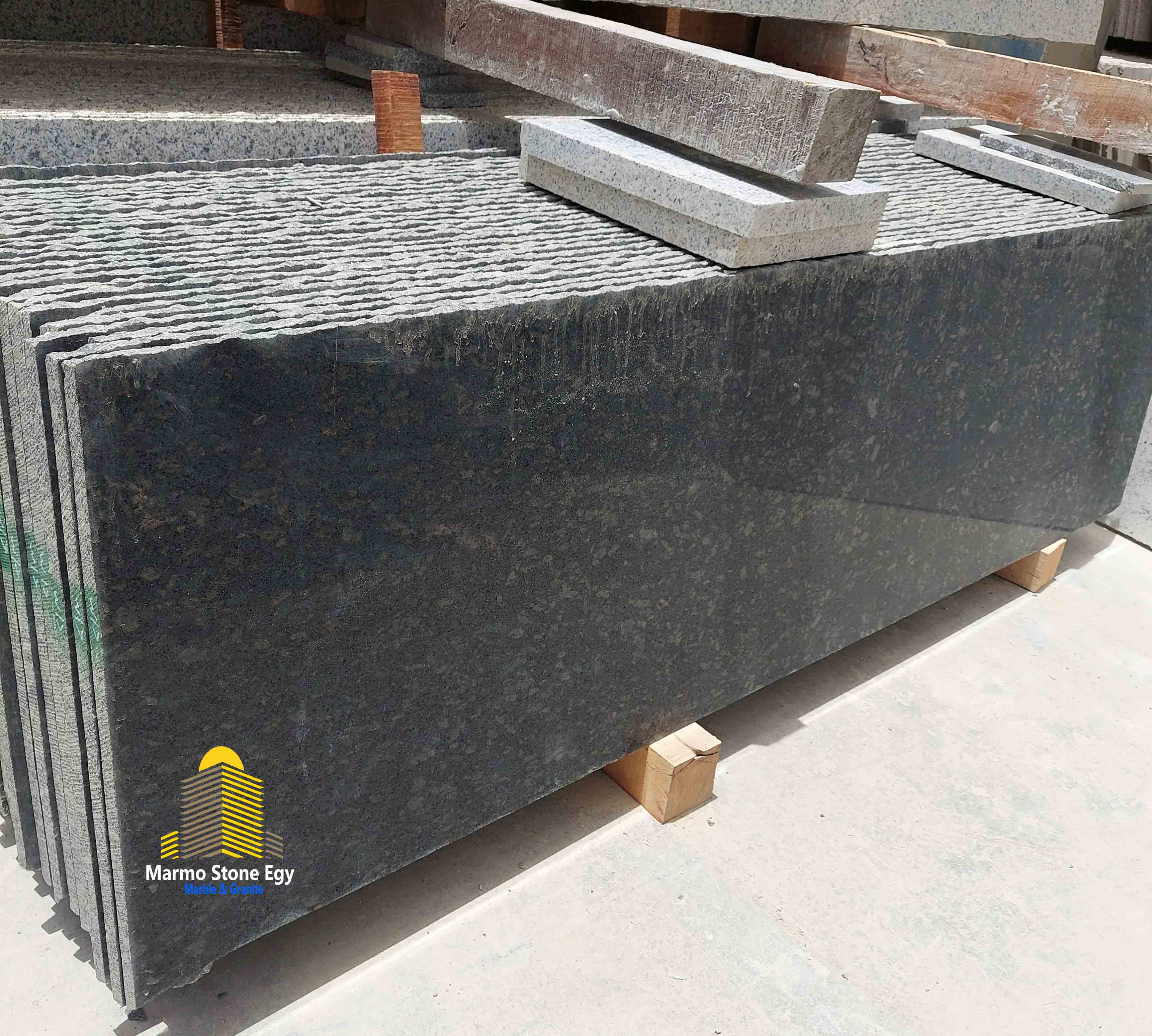 Black Aswan Egyptian granite natural stone