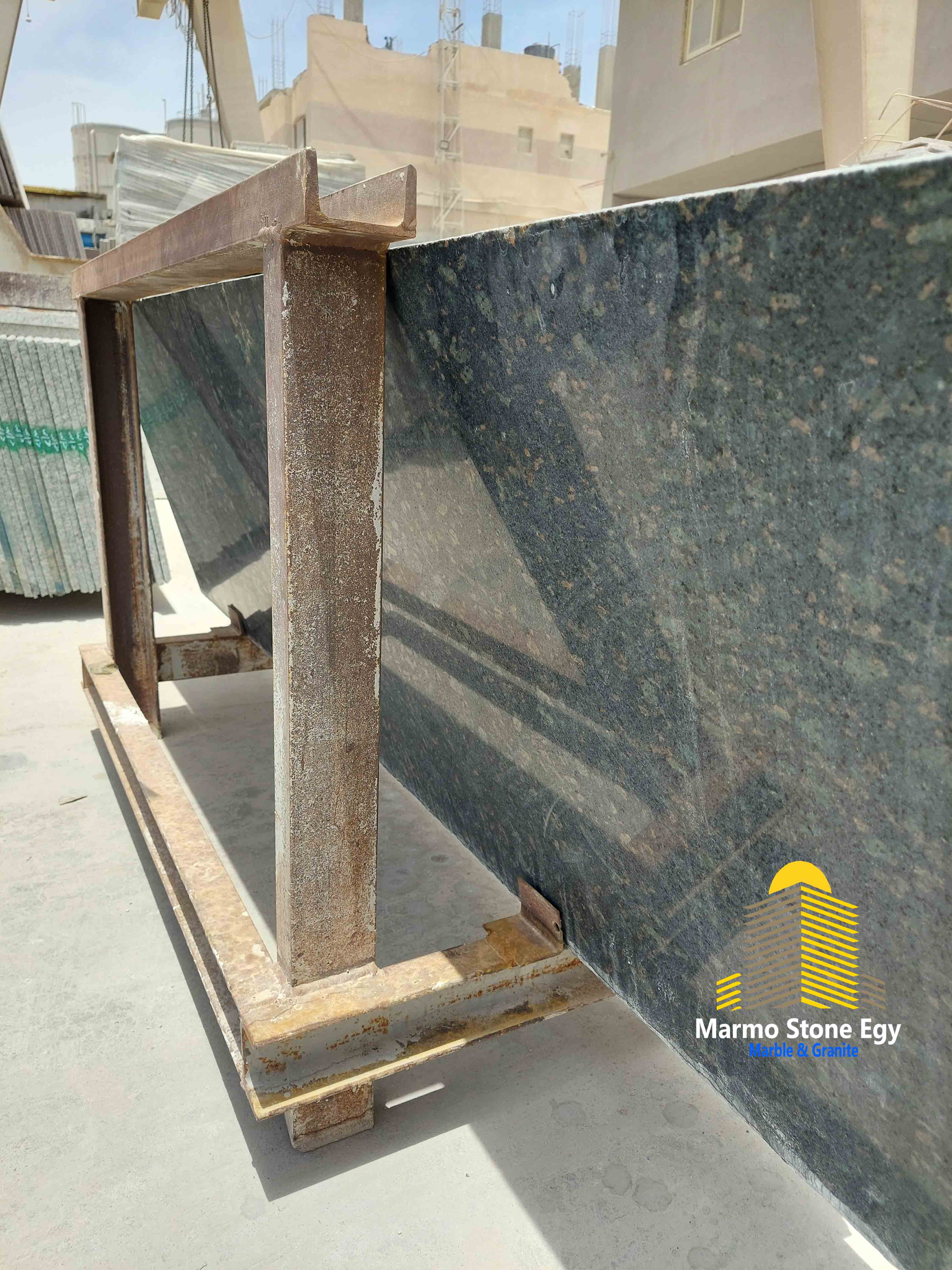 Black Aswan Egyptian granite natural stone