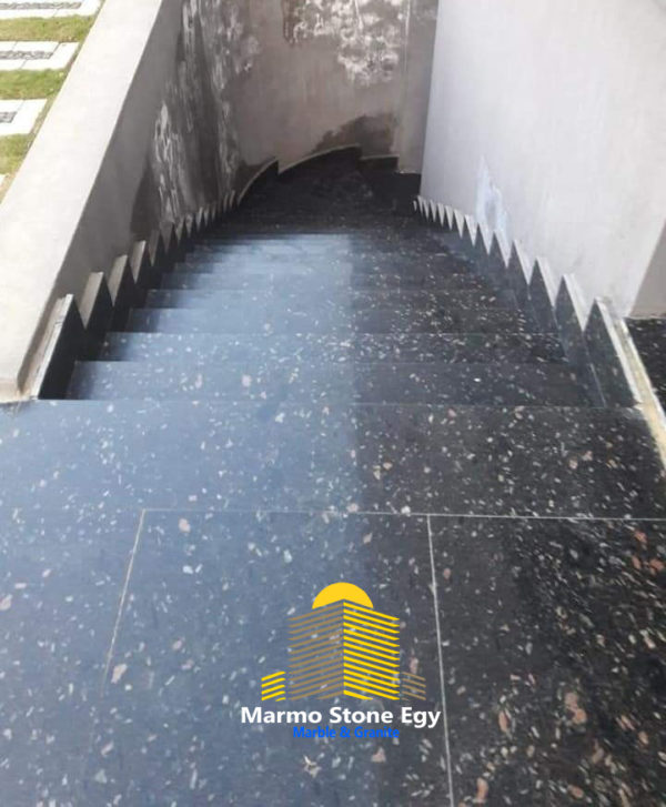 Black Aswan Egyptian granite natural stone