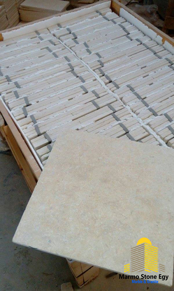 Sunny Beige Light - Marmo Stone Egyptian Limestone Egyptian stone beige marble Egyptian marble floor tile beige marble flooring wall tiles